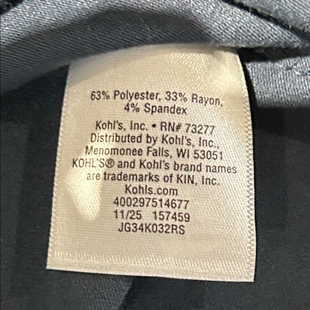 SO Women's Dark Blue V-Neck Tee - Picture 2 of 3